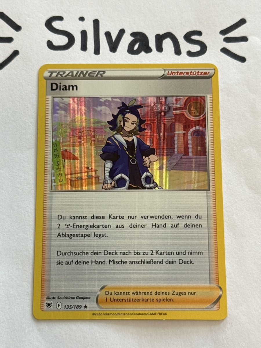 Pokémon Carte collezionabili: Diam Holo 135/189 Astralglanz Deutsch – Nuovo (secondo la descrizione) da Wil SG venduto da Silvans