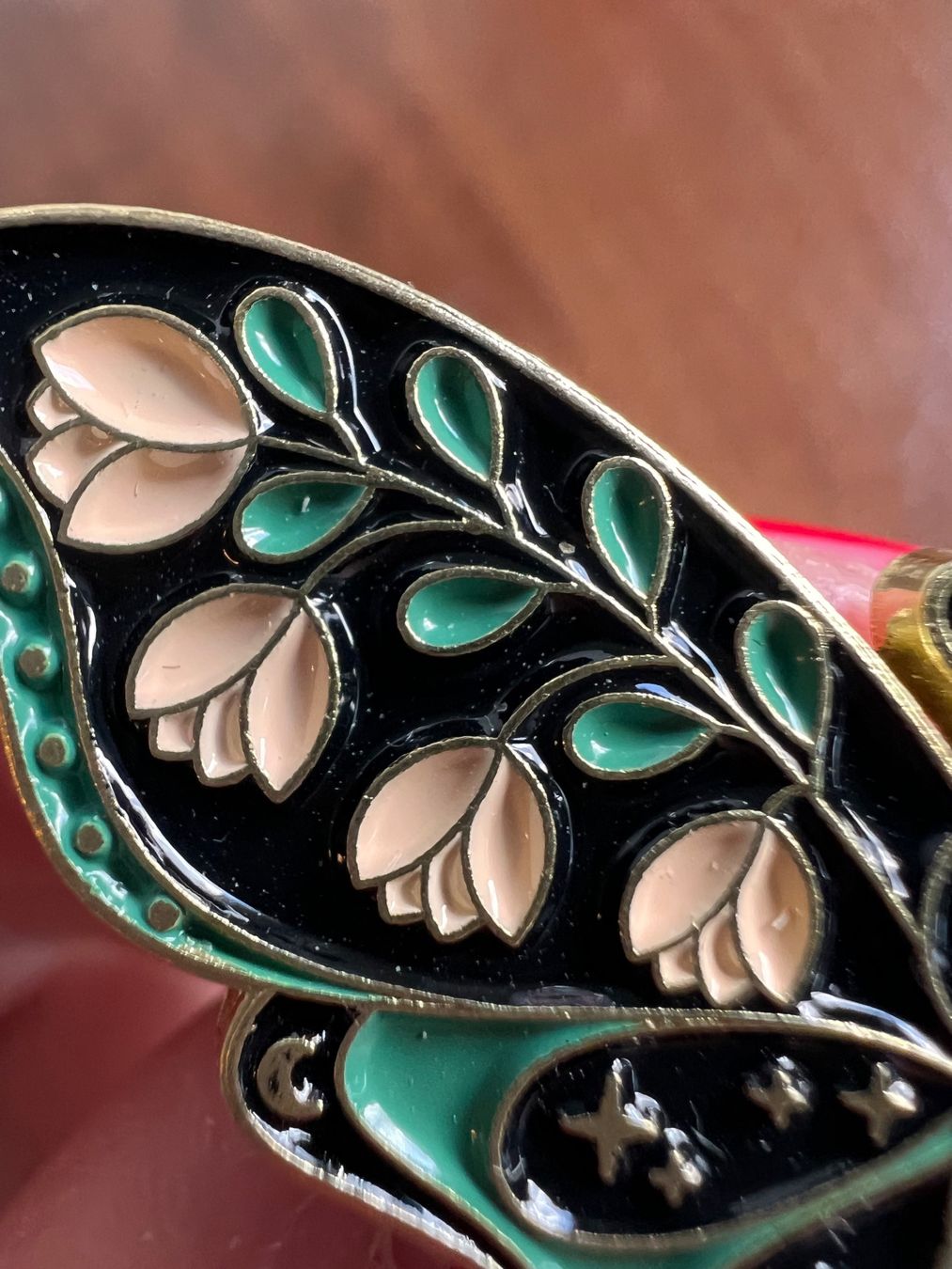 Spille & Fermagli: Schmetterling und Falter Brosche / Pin mit Blumen – Usato da Zürich venduto da car_x52z 4
