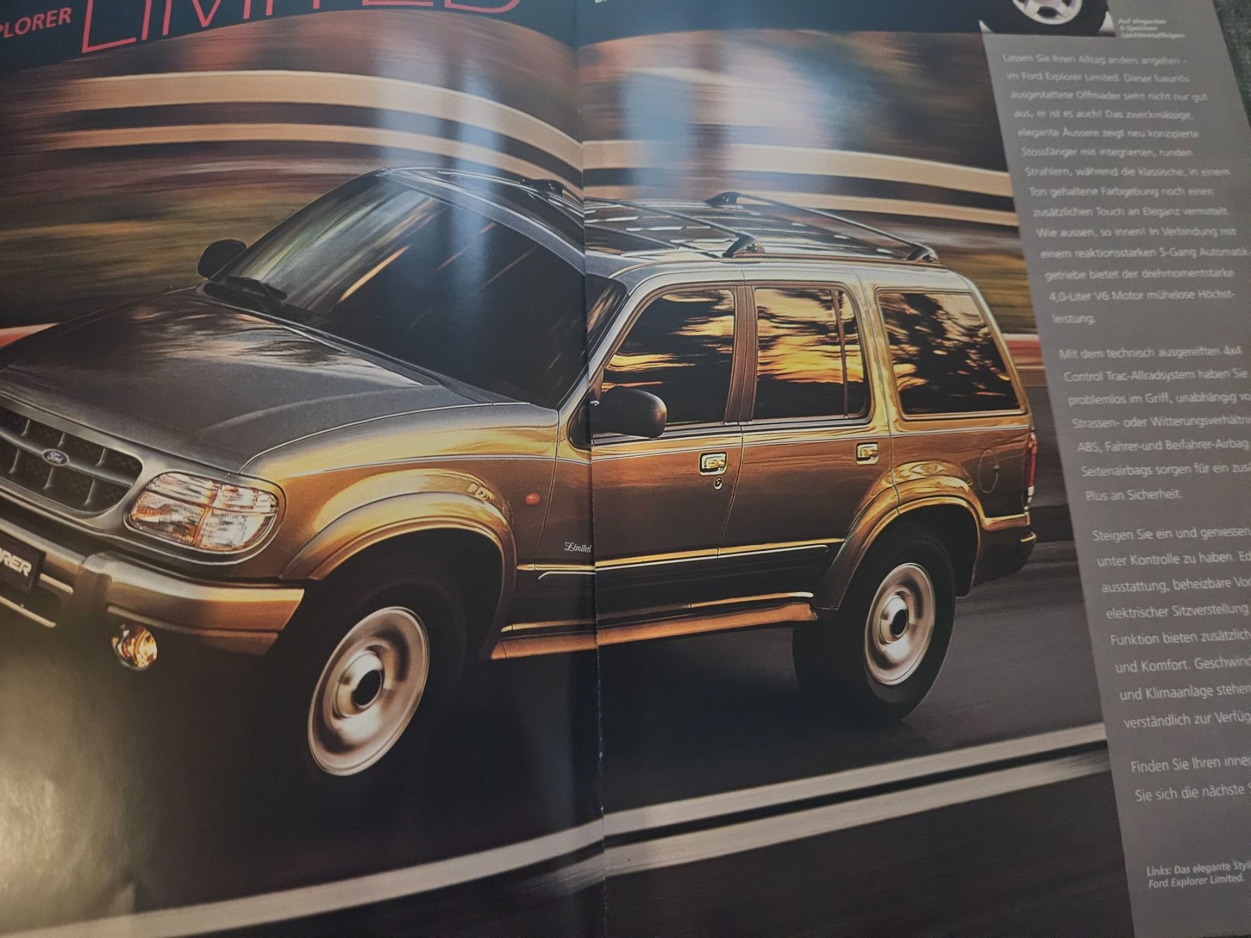 Ford Documenti: Ford Explorer 4.0   Prospekt 1999  xx – Usato da Flawil venduto da sr1_f6st 2