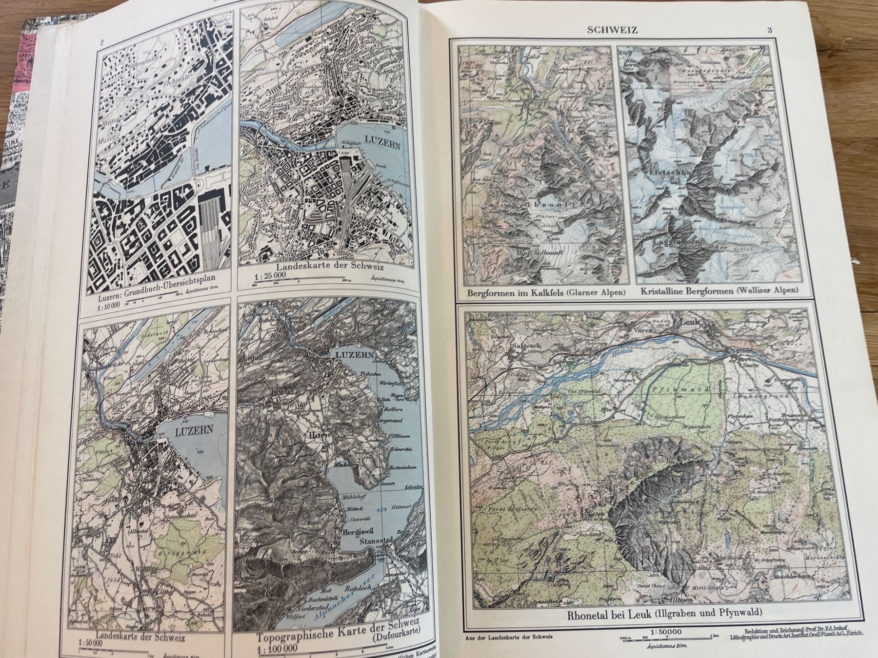 Libri: Schweizerischer Mittelschulatlas 12. Auflage 1958 – Usato da Winterthur venduto da cheerio97 3