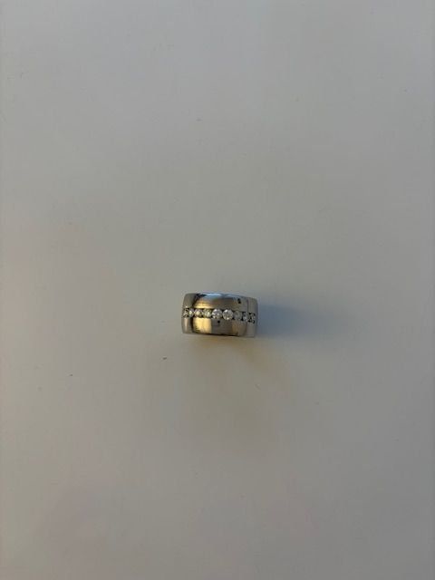 Bagues: Massiver WG Ring mit 9 Diamanten – Neuf (Voir description) à Walenstadt par ricamul 7