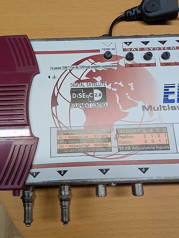 Elektronikbauteile: Sat Multischalter EMP-Centauri MS17/8PIU-6 V10 – Gebraucht aus Ueken von Bmwm5 3