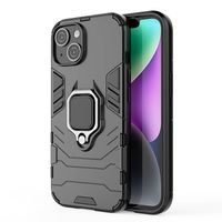 TPU/PC Panzer Handyhülle Hard Case/iPhone 15 Pro/Schwarz