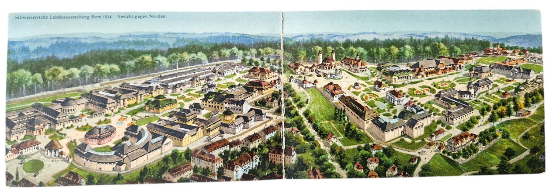 Cartoline postali: Ansichtskarte Landesausstellung Bern 1914 – Usato da Mörschwil venduto da aik_x8mc
