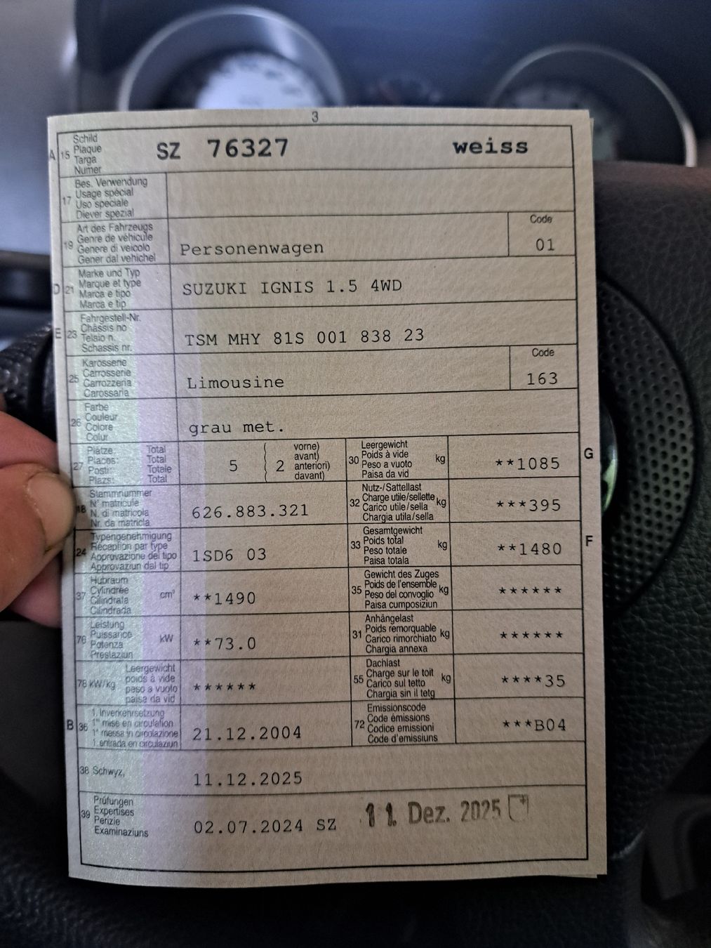 Suzuki Automobili: suzuki ignis 4×4 – Usato da Goldau venduto da renebuergi 8