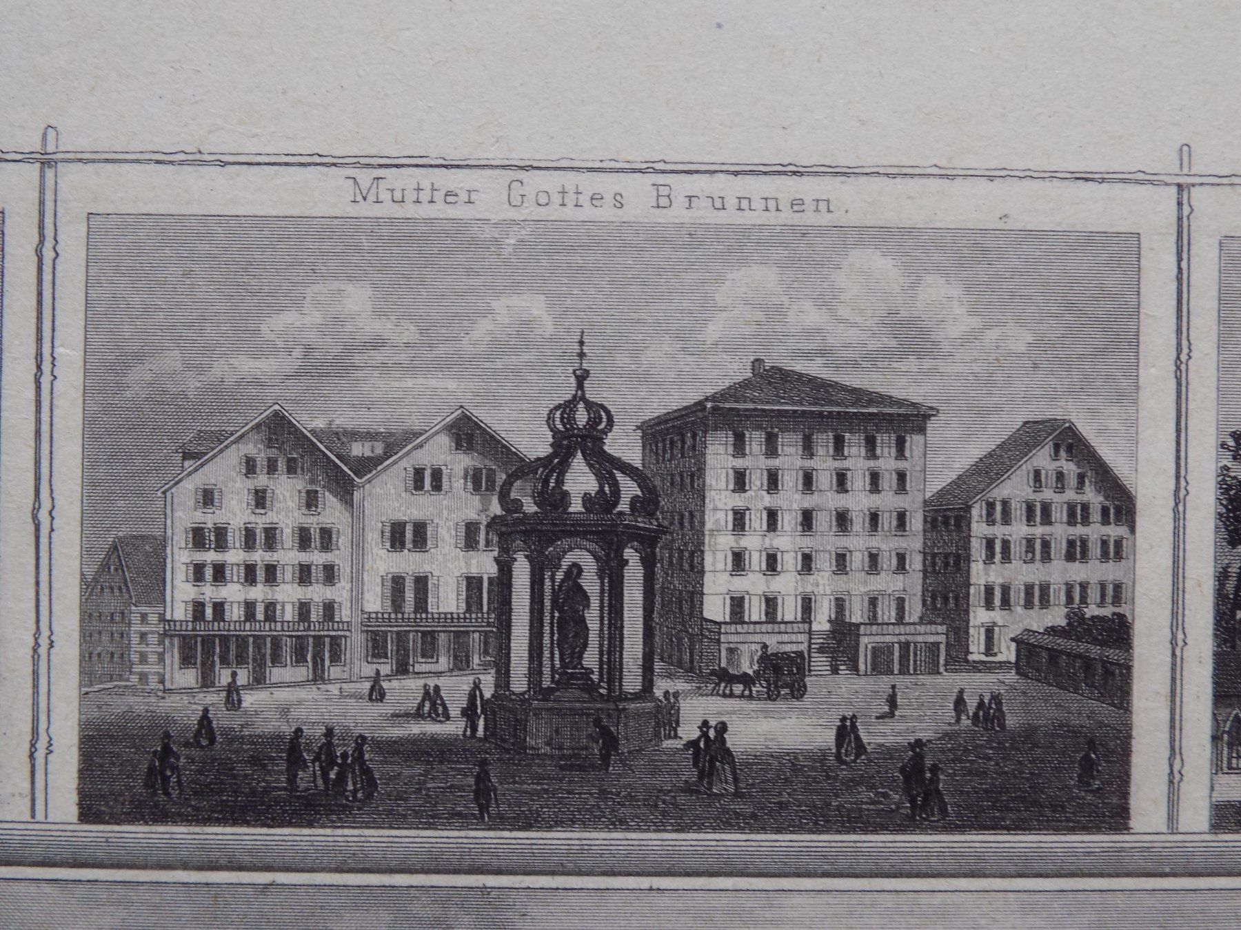 Incisioni: Einsiedeln Etzel Souvenirblatt – Usato da Risch venduto da Rischli15 6