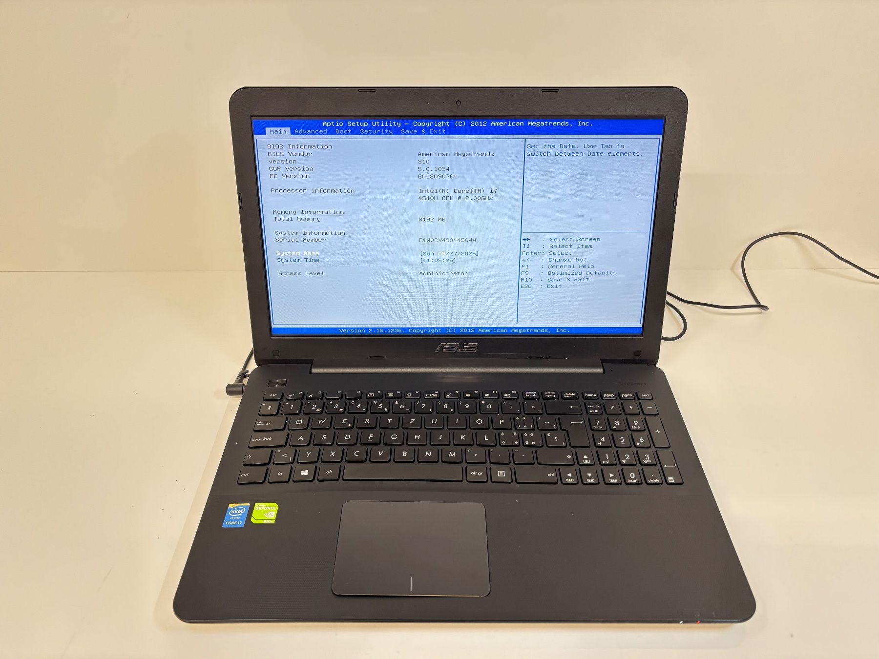 Asus Notebook: Notebook 15.6" ASUS X554L , Intel Core i7, DEFEKT – Difettoso da Lachen SZ venduto da alcom-electronics