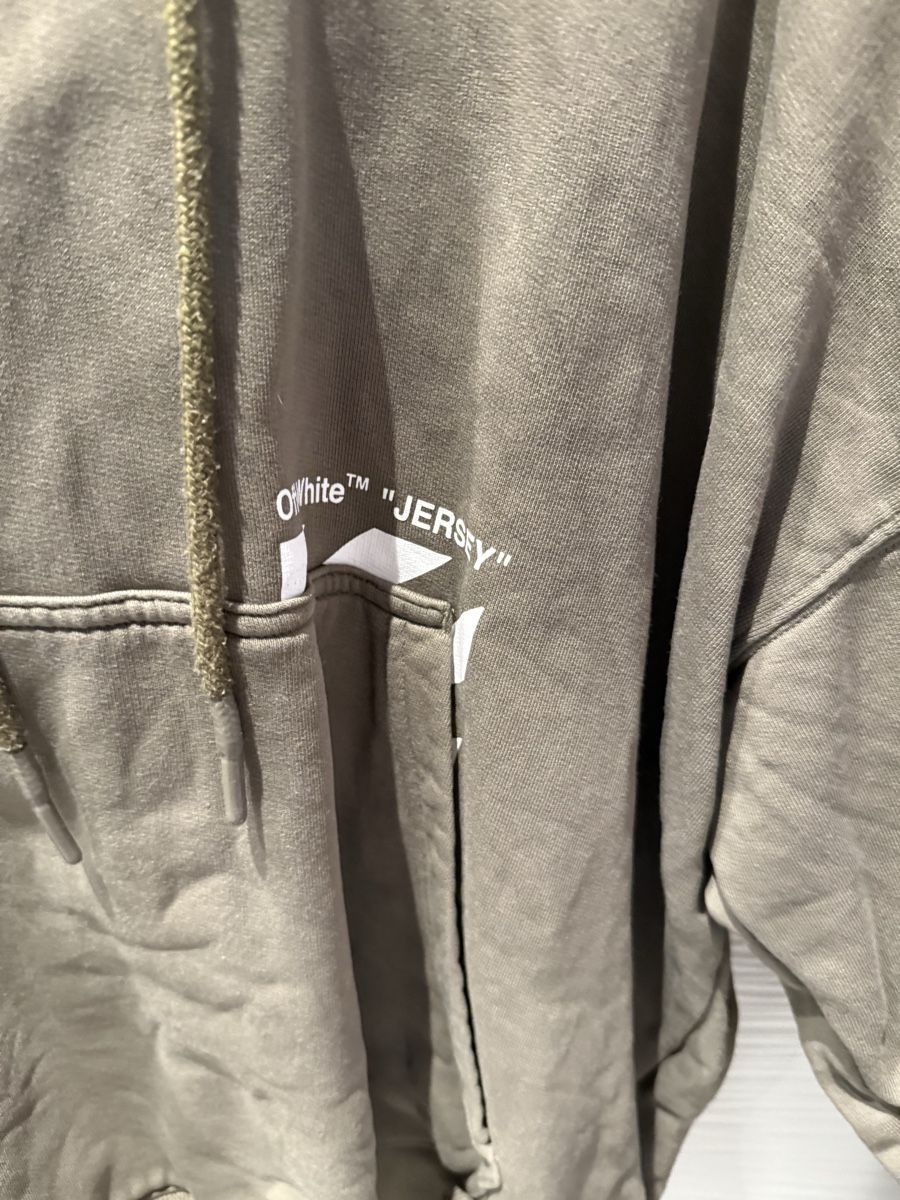 Off-White Maglioni & Felpe: Off white hoodie olive M – Usato da Giubiasco venduto da Darkemperor 2
