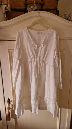 Schöne Tunika Kleid Weiss von Princess NEU