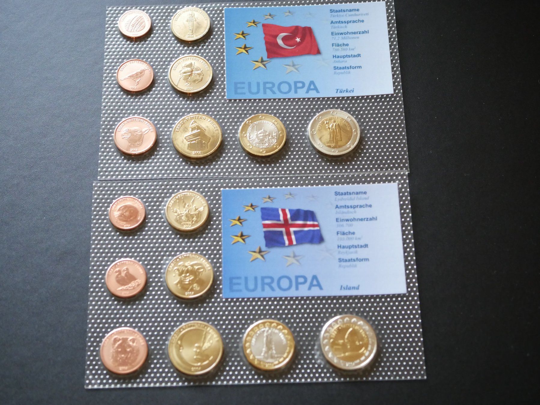 Alle Münzen: 10 x Euro Proben mit Ordner ***TOP*** 3 – Neu und originalverpackt aus Kreuzlingen von Samson01 4
