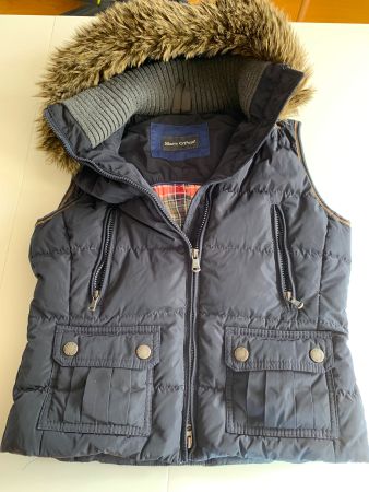 Marc o'Polo warmes dunkelblaues Gilet/Weste Grösse 34