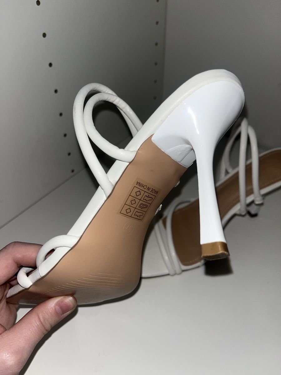 Shein Scarpe da donna: Weisse Basic Heels Grösse 37 – Nuovo (secondo la descrizione) da Bern venduto da Zoee.pg 5