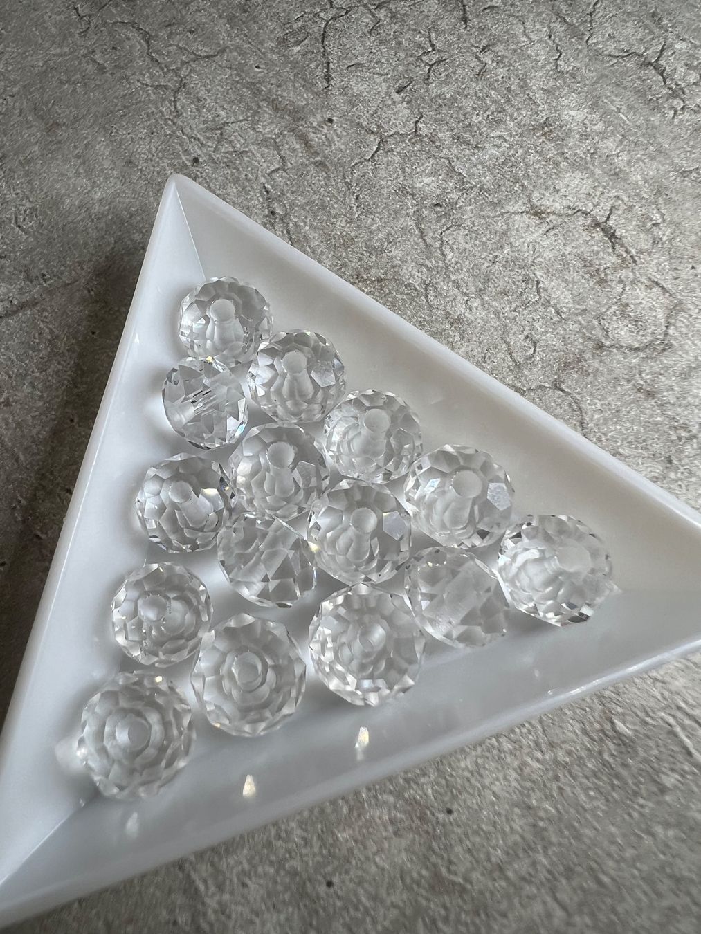 Perle (finte): Glas Perlen - 10 x 8 mm NR1 – Nuovo e nell'imballaggio originale da Stein AG venduto da Anastasia_Asya 2