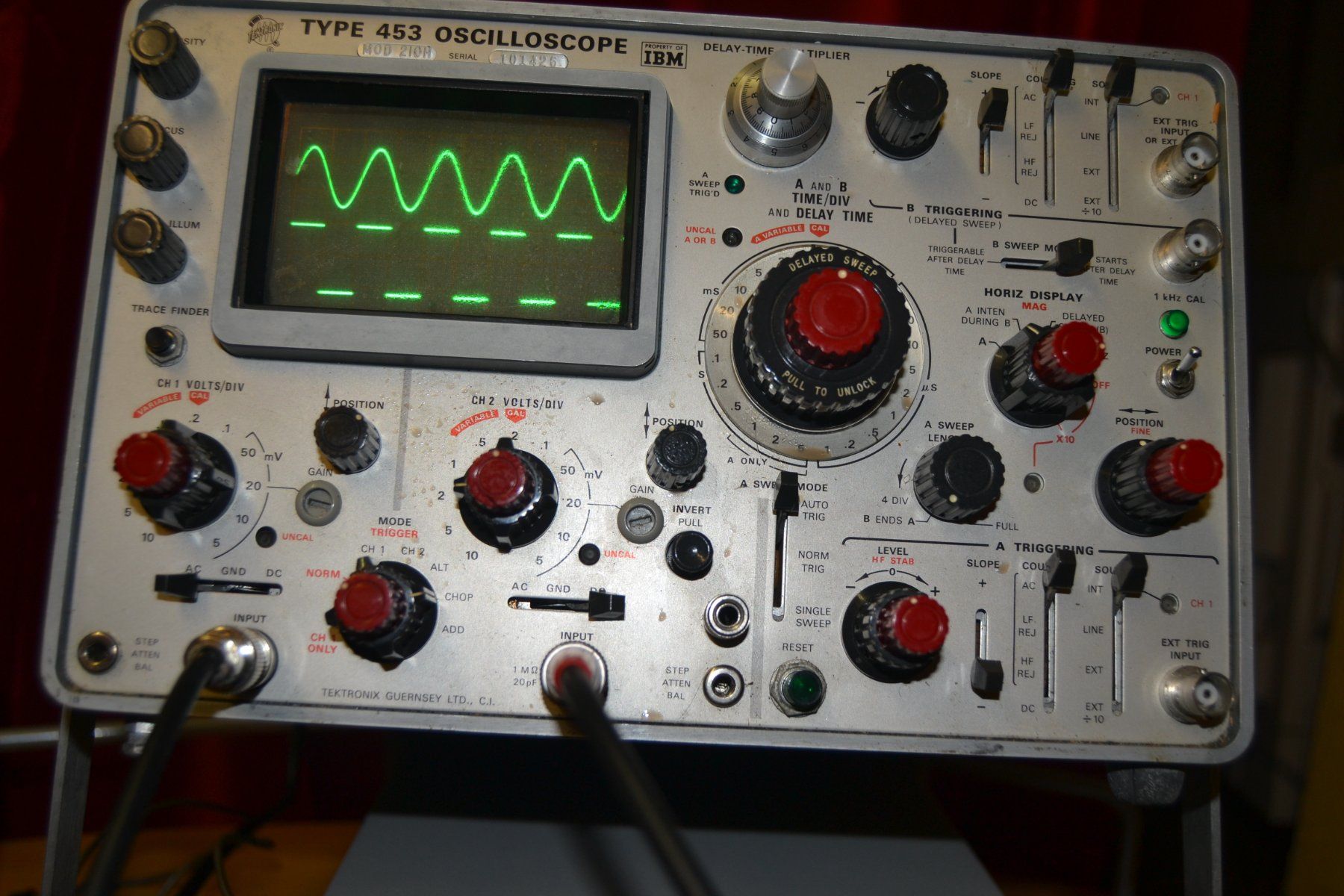 Misurare: Tektronix 453 50MHz  "IBM Version" – Usato da Wil SG venduto da fanofrio