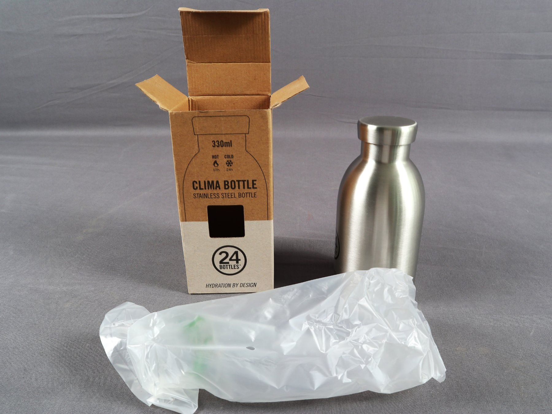 Borracce & Thermos: CLIMA BOTTLE: STAINLESS STEEL BOTTLE – Nuovo (secondo la descrizione) da Steinen venduto da Restwert_Steinen