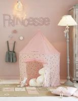 Rosa Tent Zelt Kinderzimmer
