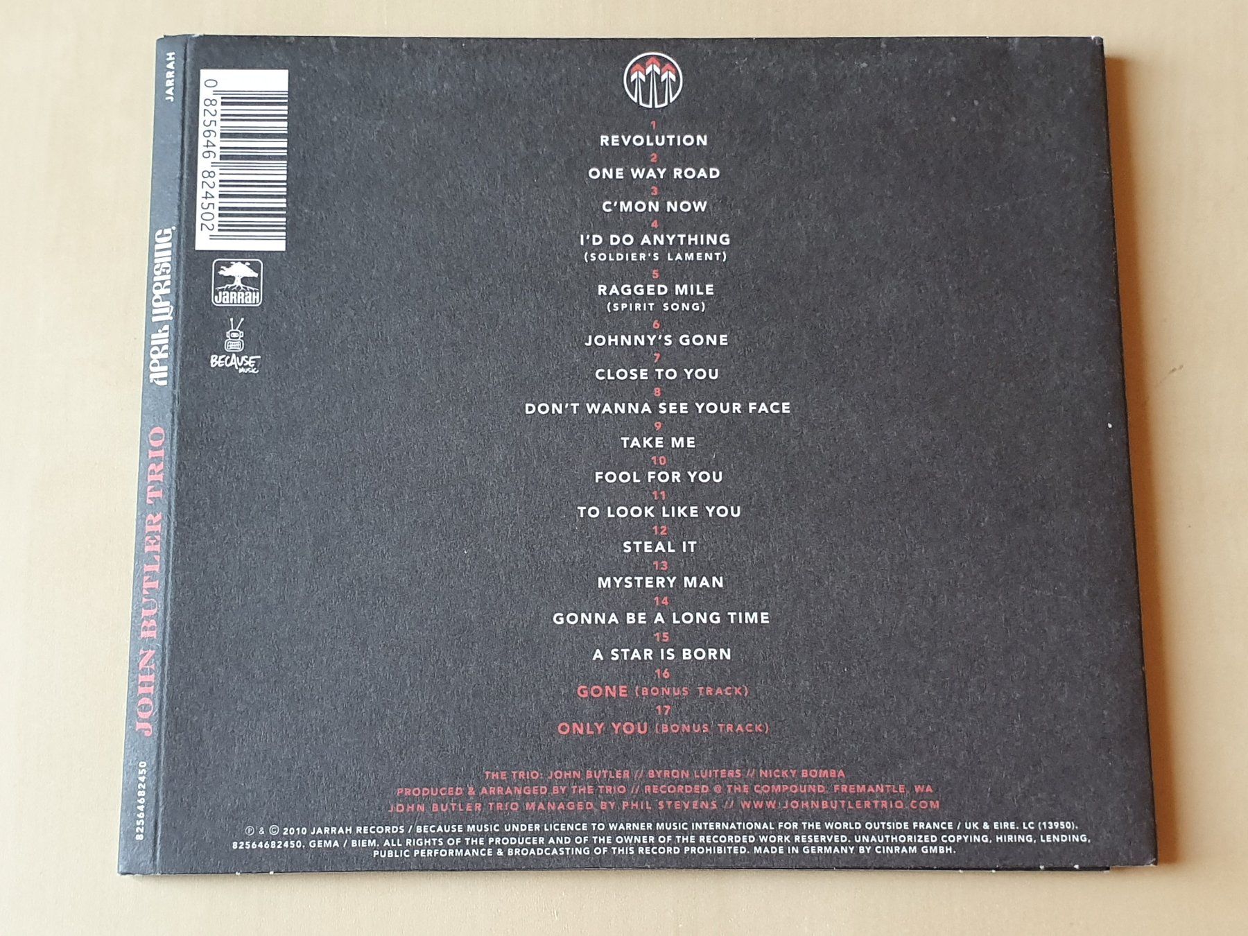 CDs: John Butler Trio April Rising – Gebraucht aus Stansstad von collectorsshop 1