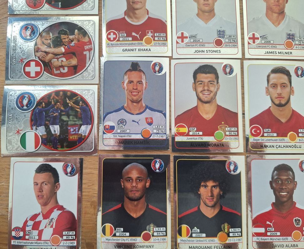 Panini Carte collezionabili: Panini EM 2016 / 405 gut erhaltene Stickers / CH Version – Usato da Horw venduto da Zemmerli 2