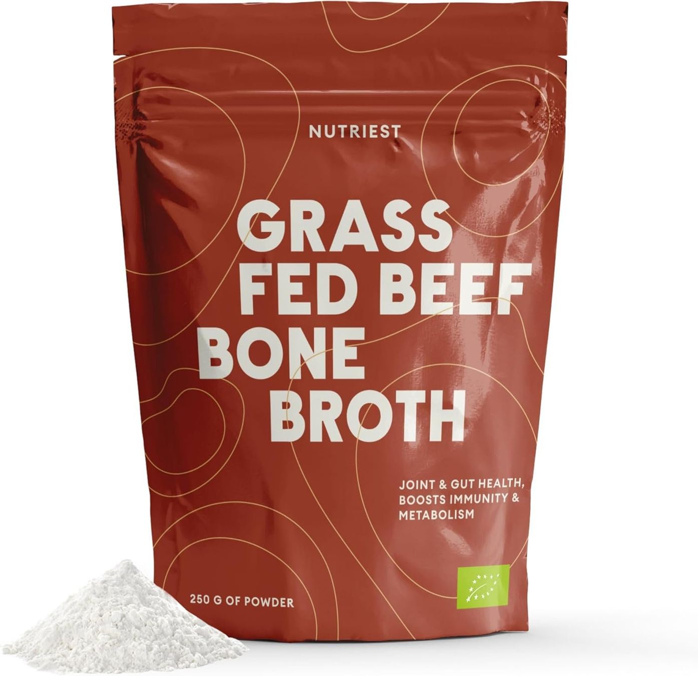 Cibi & Specialità: Nutriest Bio Knochenbrühe Pulver Weiderind 250g – Nuovo e nell'imballaggio originale da Suhr venduto da SchnapperCH