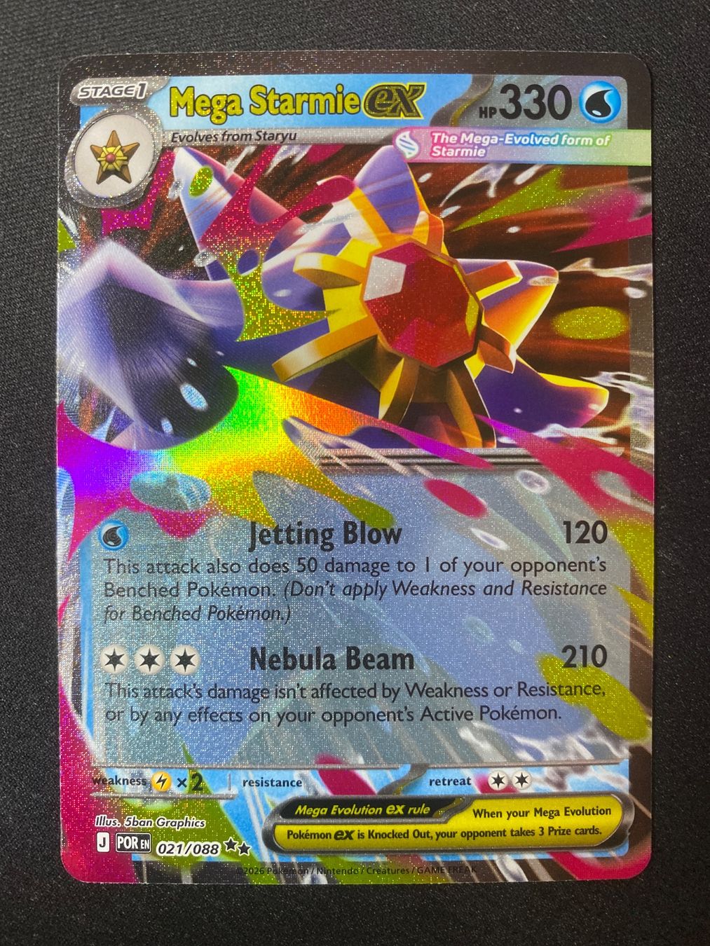 Pokémon Sammelbilder & Trading cards: Mega Starmie ex 21 - Double Rare - Perfect Order - EN – Neu (gemäss Beschreibung) aus Hausen AG von Shrade
