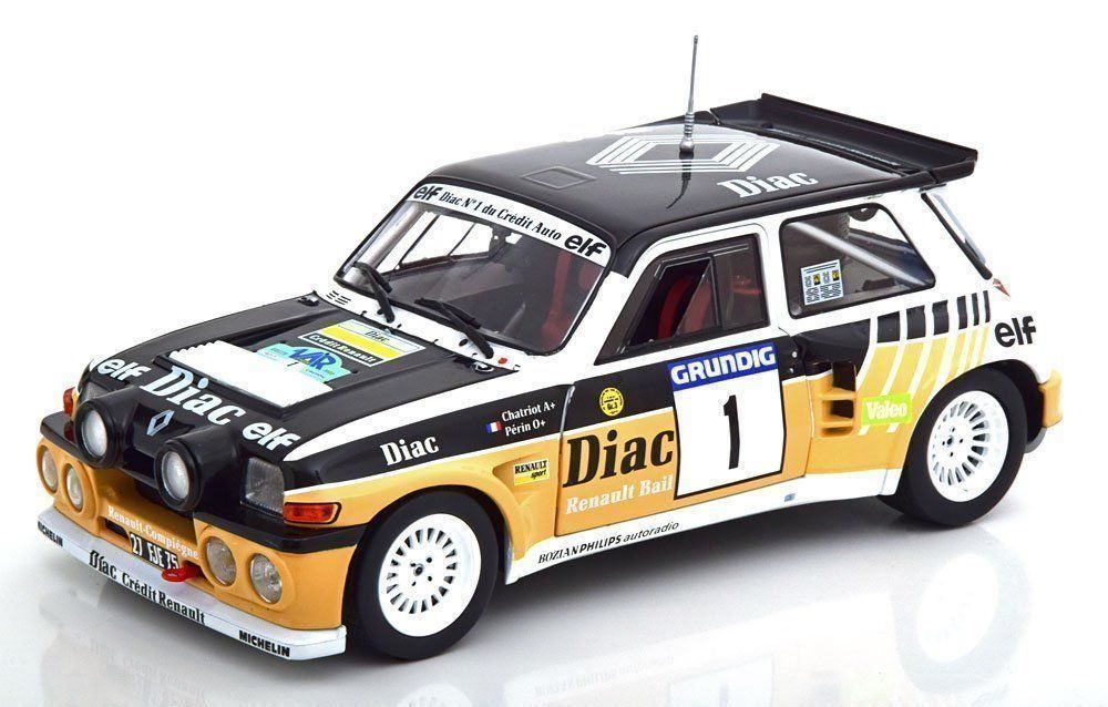 Solido - 1:18 - Renault 5 Maxi # 1 - Rallye Du Var 1986