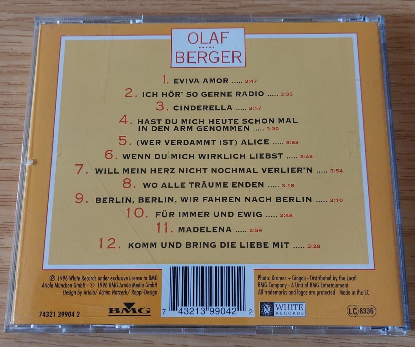 CD: CD - Olaf Berger - Es lebe die Liebe – Usato da Urtenen-Schönbühl venduto da Kahru 1