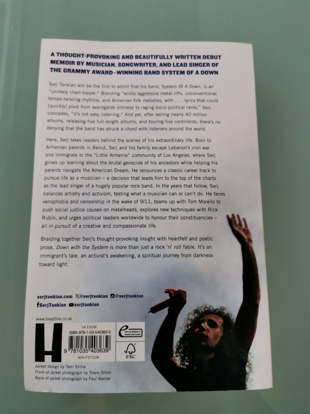 Libri: Down with the system-serj tankian – Nuovo (secondo la descrizione) da Malters venduto da Wahni81 1