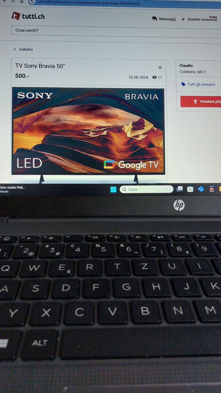 Sony Televisori: Fernseher Sony Bravia – Nuovo (secondo la descrizione) da Coldrerio venduto da Papik01