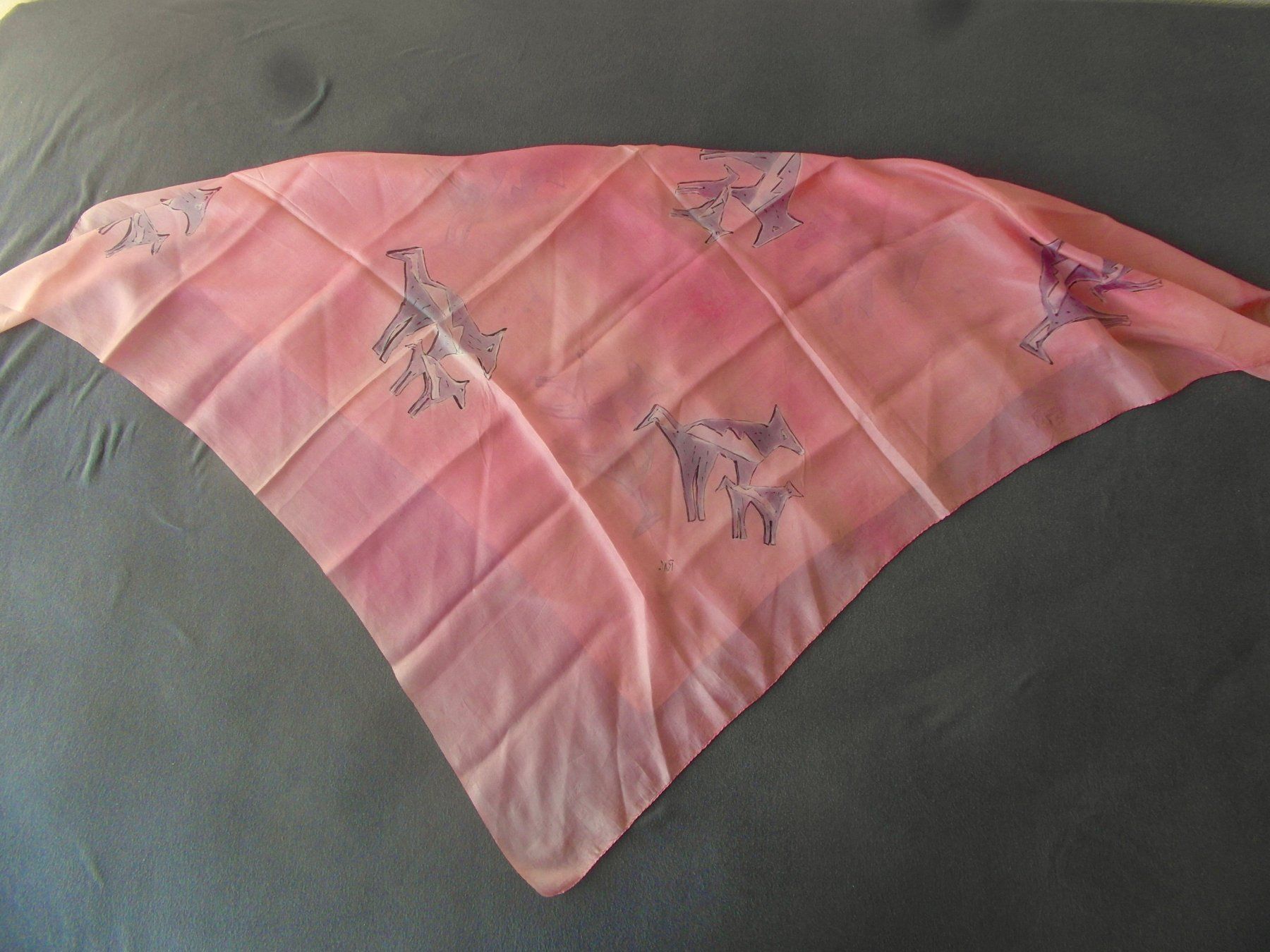 Foulard & Sciarpe: 3 Schals Foulards aus Seide – Usato da Schönenbuch venduto da Imagine6 2