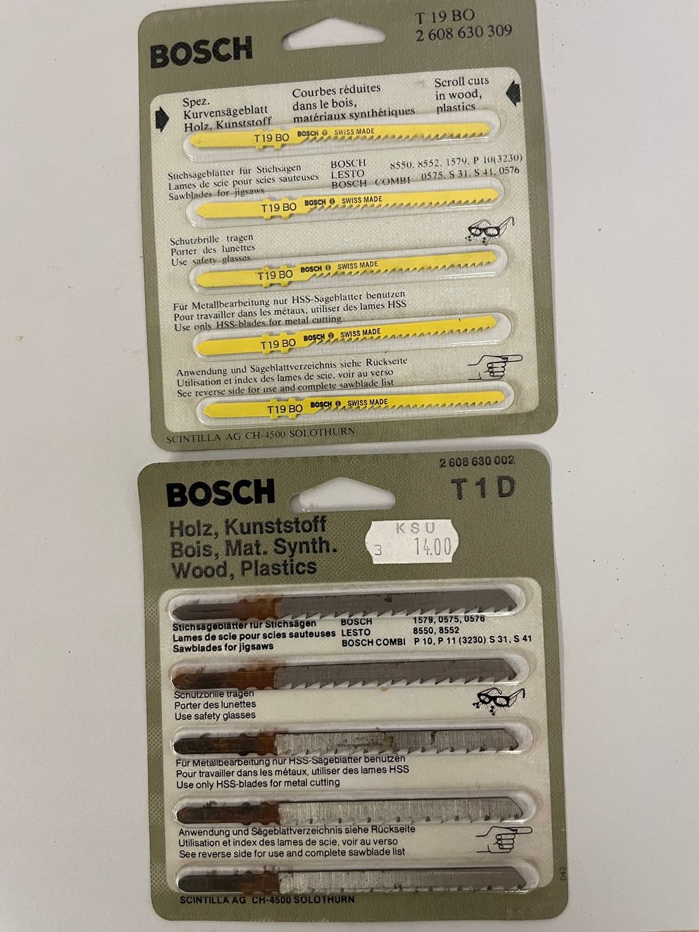 Sägen: lames scie sauteuse bosch serie T – Neu (gemäss Beschreibung) aus La Croix (Lutry) von netrajet 4
