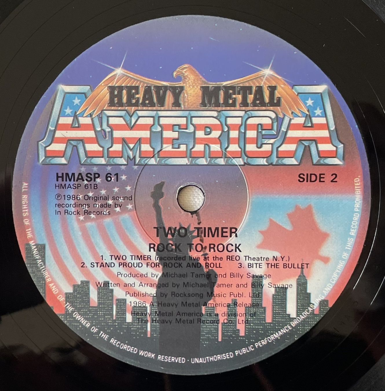 Schallplatten: 2-Timer ‎– Rock To Rock - LP - 1986 - First Press – Gebraucht aus Uster von Zardodel 5