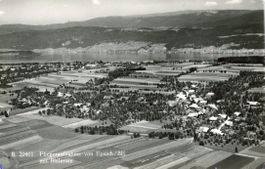Epsach   BE  am Bielersee  /  Fliegeraufnahme   um 1976