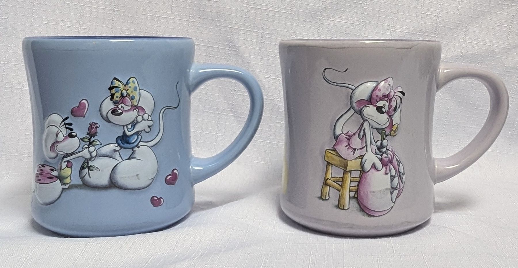 Tazze: 2er Set Diddl & Diddlina 3D Tasse - Mug - Becher – Usato da Wängi venduto da ABIZONE-86