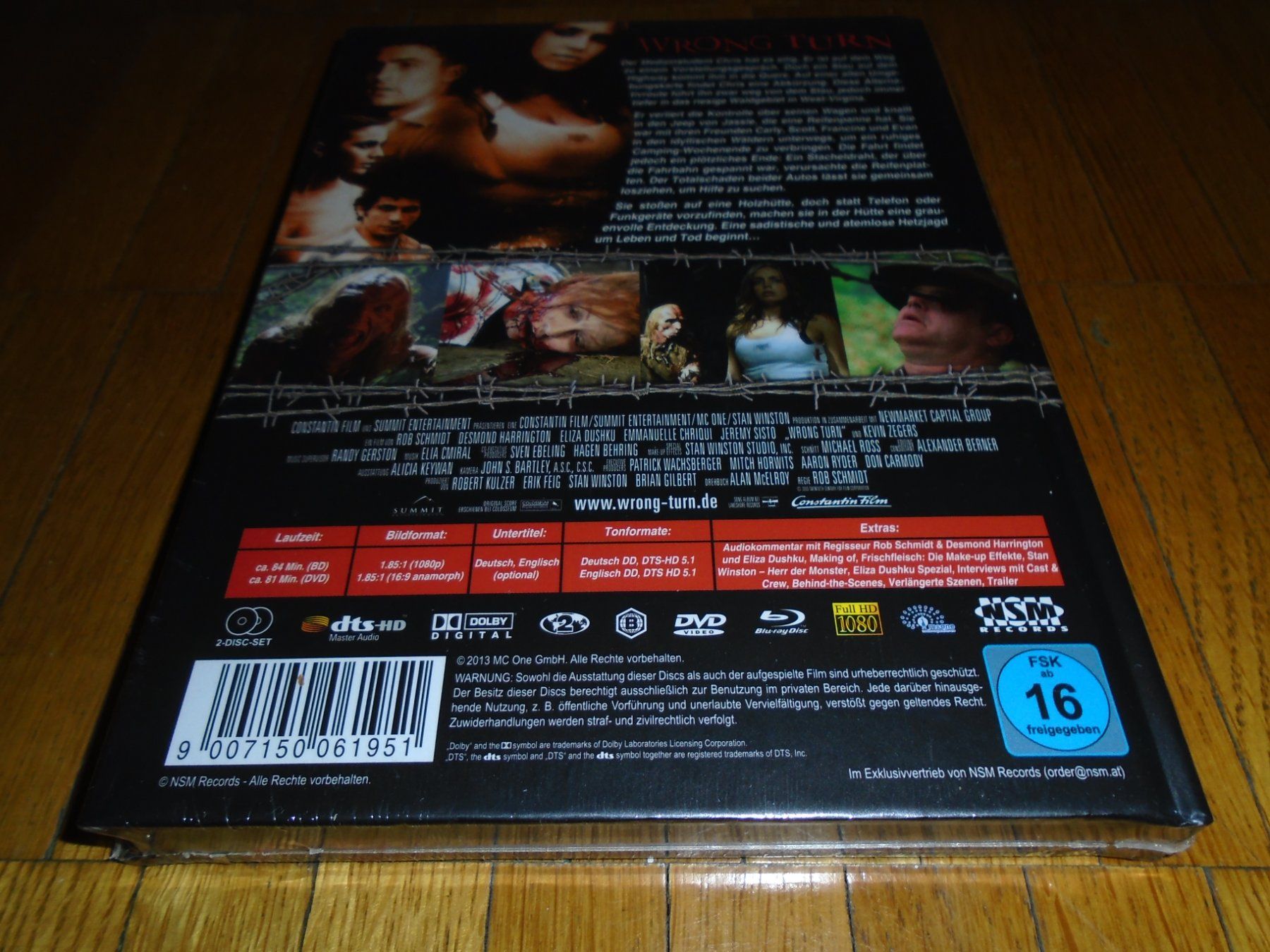Tutti i DVDs: Wrong Turn - MEDIABOOK - UNCUT – Nuovo e nell'imballaggio originale da Basel venduto da havsok 1