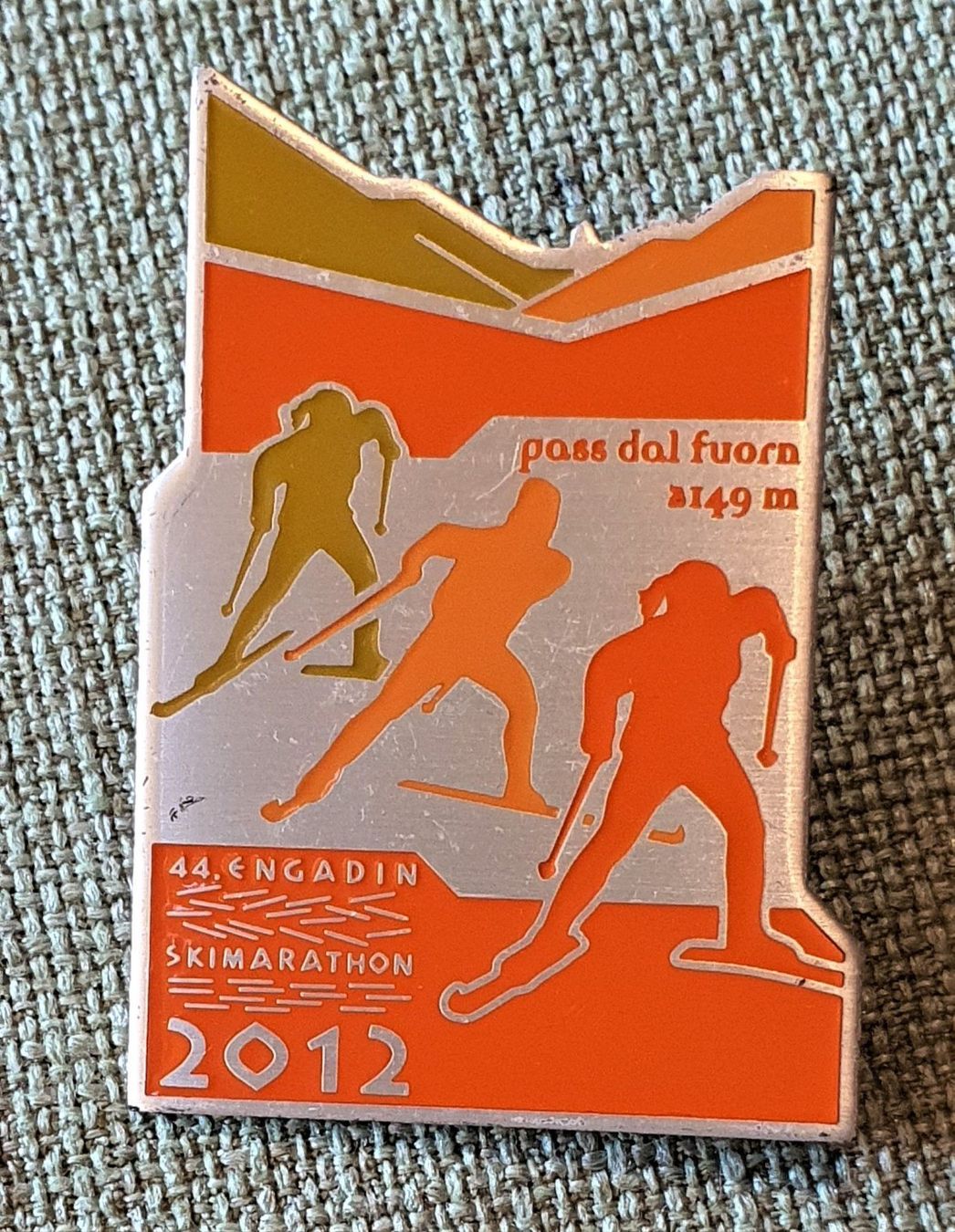 Medaglie: J983  Engadin Skimarathon 2012 dal Fuorn – Usato da Reinach BL venduto da Boston-Verkauf