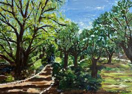 Ölgemälde - In Renoirs Garten
