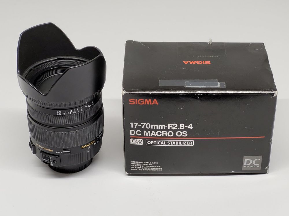 Objectif Sigma 17-70mm F2.8-4 DC MACRO OS Objectif Stabilisé (Gebraucht ...