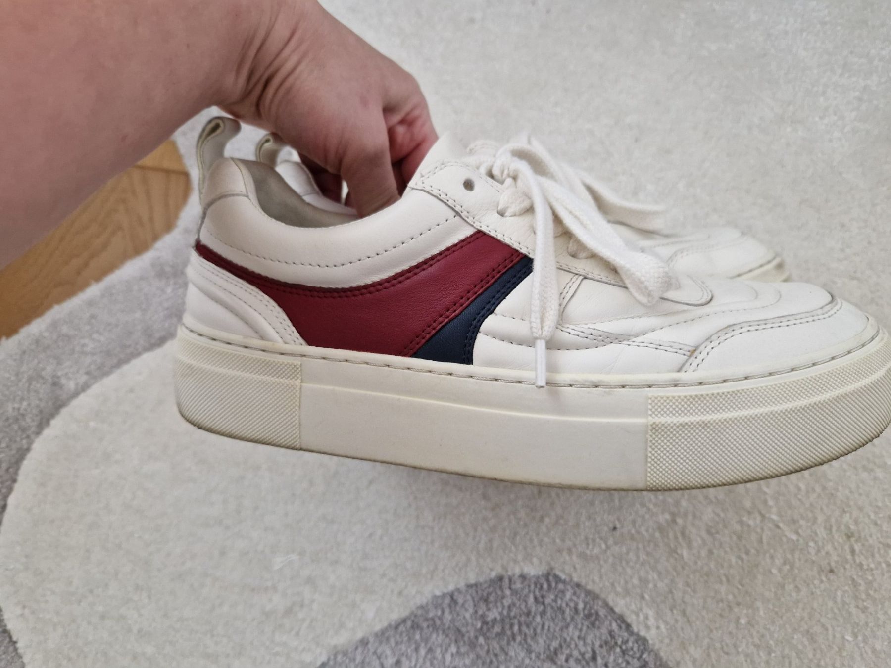 Massimo Dutti Scarpe da donna: Massimo Dutti weisse Plateau Sneakers Gr. 39 – Usato da Erlinsbach SO venduto da ULIKH 2
