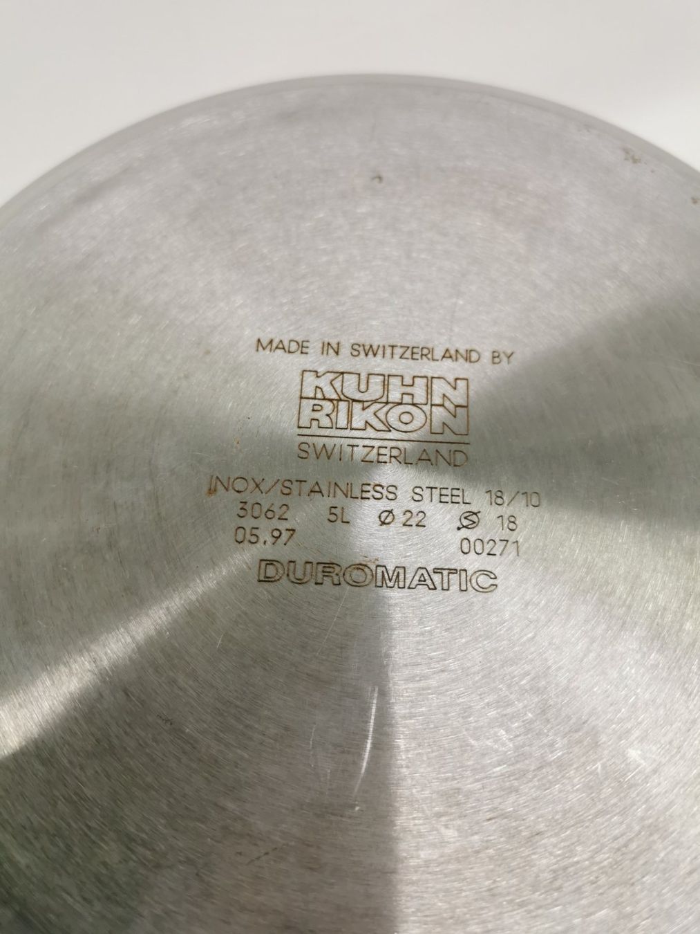 Duromatic Töpfe: Dampftopf Duromatic Kuhn Rikon 5L 22cm – Gebraucht aus Toffen von  7