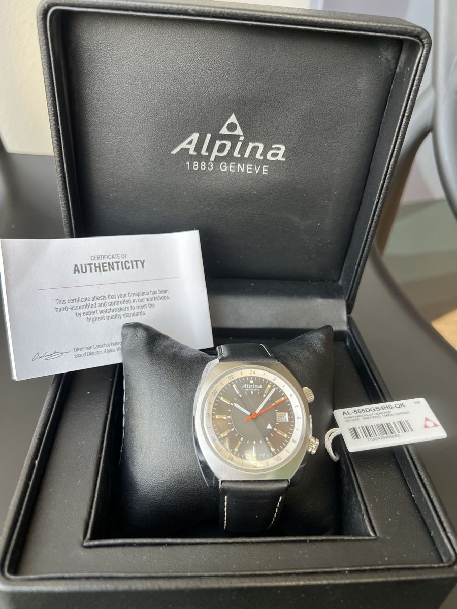 Alpina Orologi: Alpina Startimer Pilot Heritage GMT – Usato da Orbe venduto da Watchivore 5
