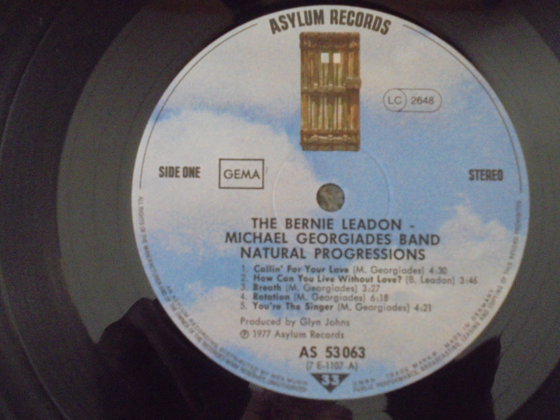 Dischi in vinile: Bernie Leadon & Michael Georgiades" Natural Progressions "LP – Usato da Crissier venduto da Promopost 2