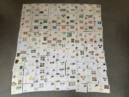 Schweiz - grosse FDC und Sonderbriefe Sammlung 126 Stück 