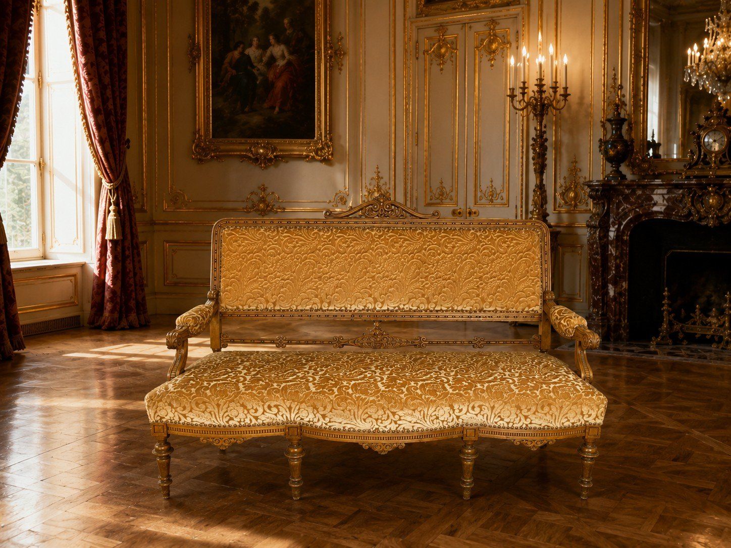 Divani: Antikes Biedermeier Sofa und Sessel Top Zustand – Usato da Schaan venduto da Auring61 2