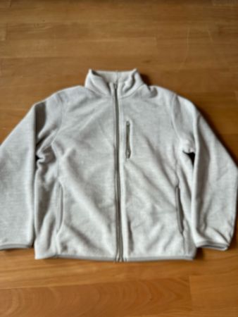 Uniqlo Fleecejacke hellgrau Grösse 11-12 Jahre gebraucht