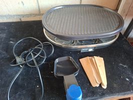Raclette Ofen Mio Star mit Pfännchen gebraucht . 6 Personen.
