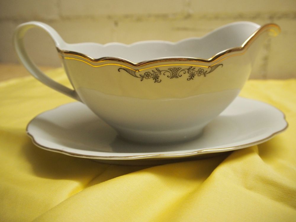 Sauciere Porzellan, Bavaria Winterling Germany 2, Geschirr Kaufen auf
