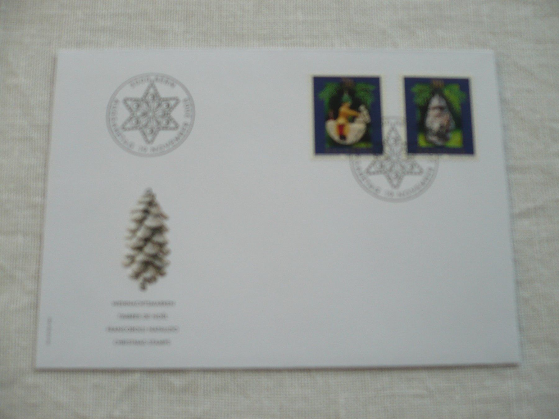 Alle Briefmarken: 2003 FDC Weihnachten SBK 1105 - 1106 – Gebraucht aus Zürich von saltandpepper008