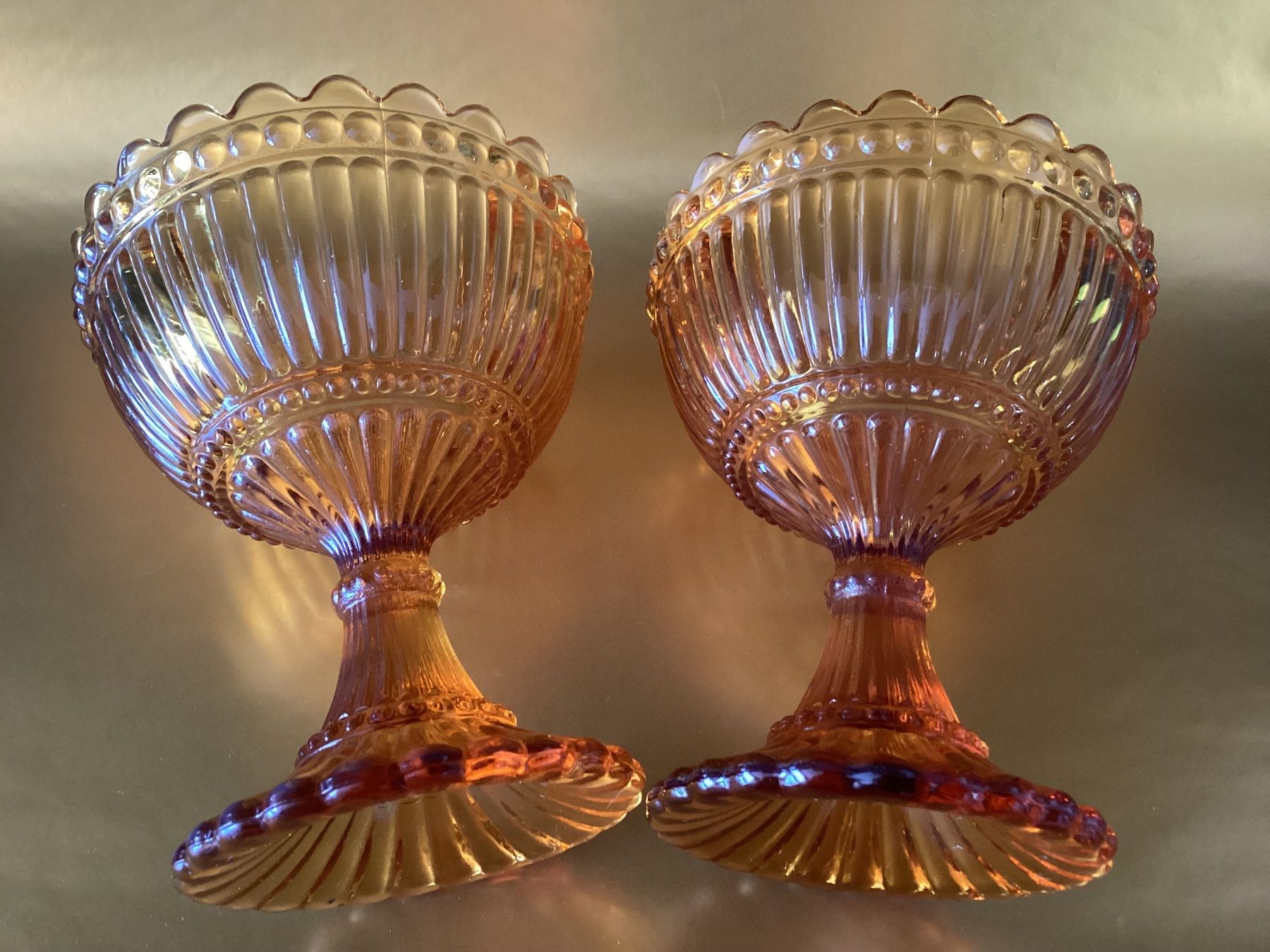 Iittala Verres: Iittala  / 2 Gläser Mariskooli  bernsteinfarbig – D'occasion à Beinwil am See par kae_gh7c 3