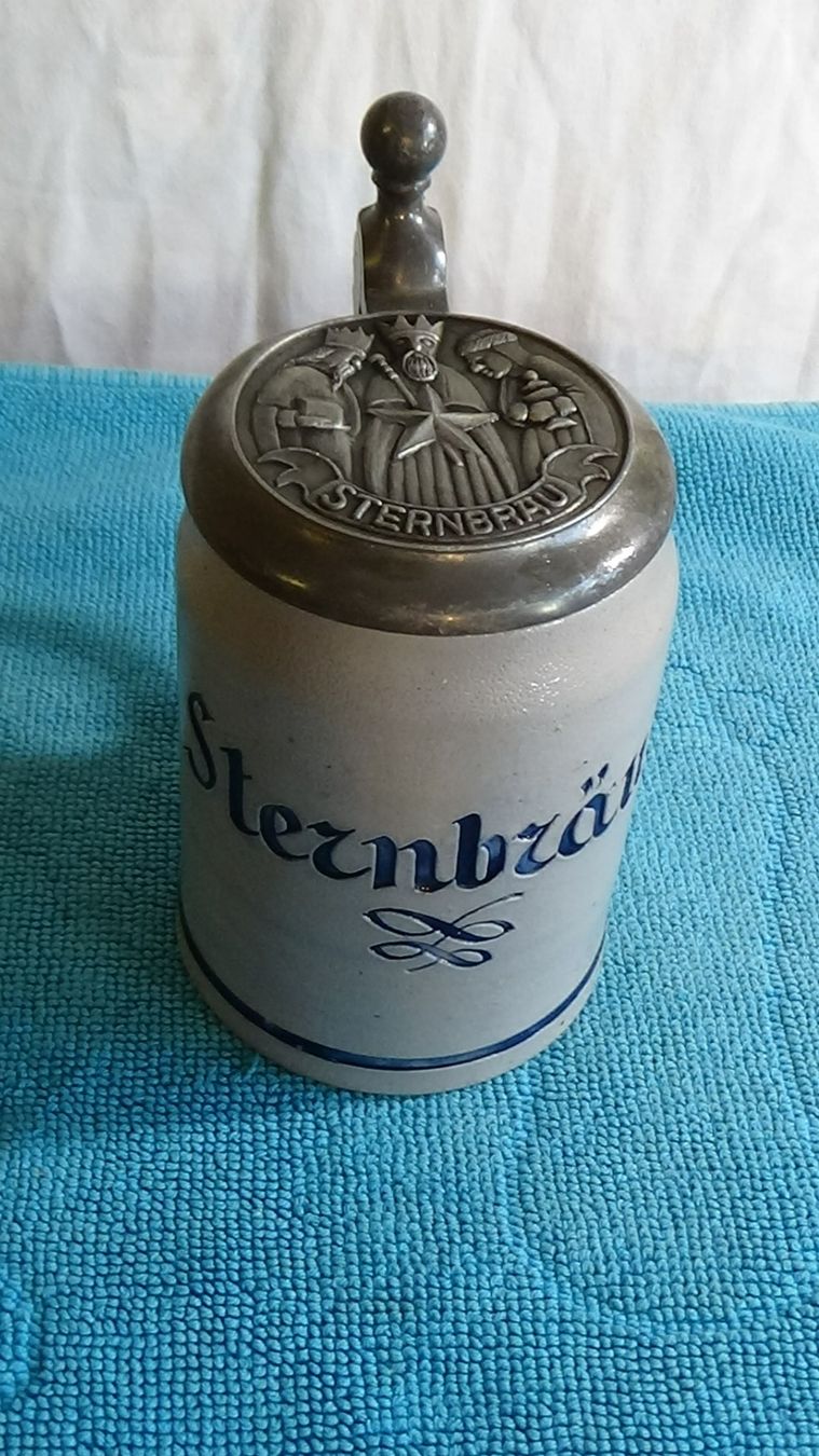 Hürlimann Bicchieri: Bierkrug Hürlimann Sternbräu – Usato da Wiedlisbach venduto da Bobesch10 1