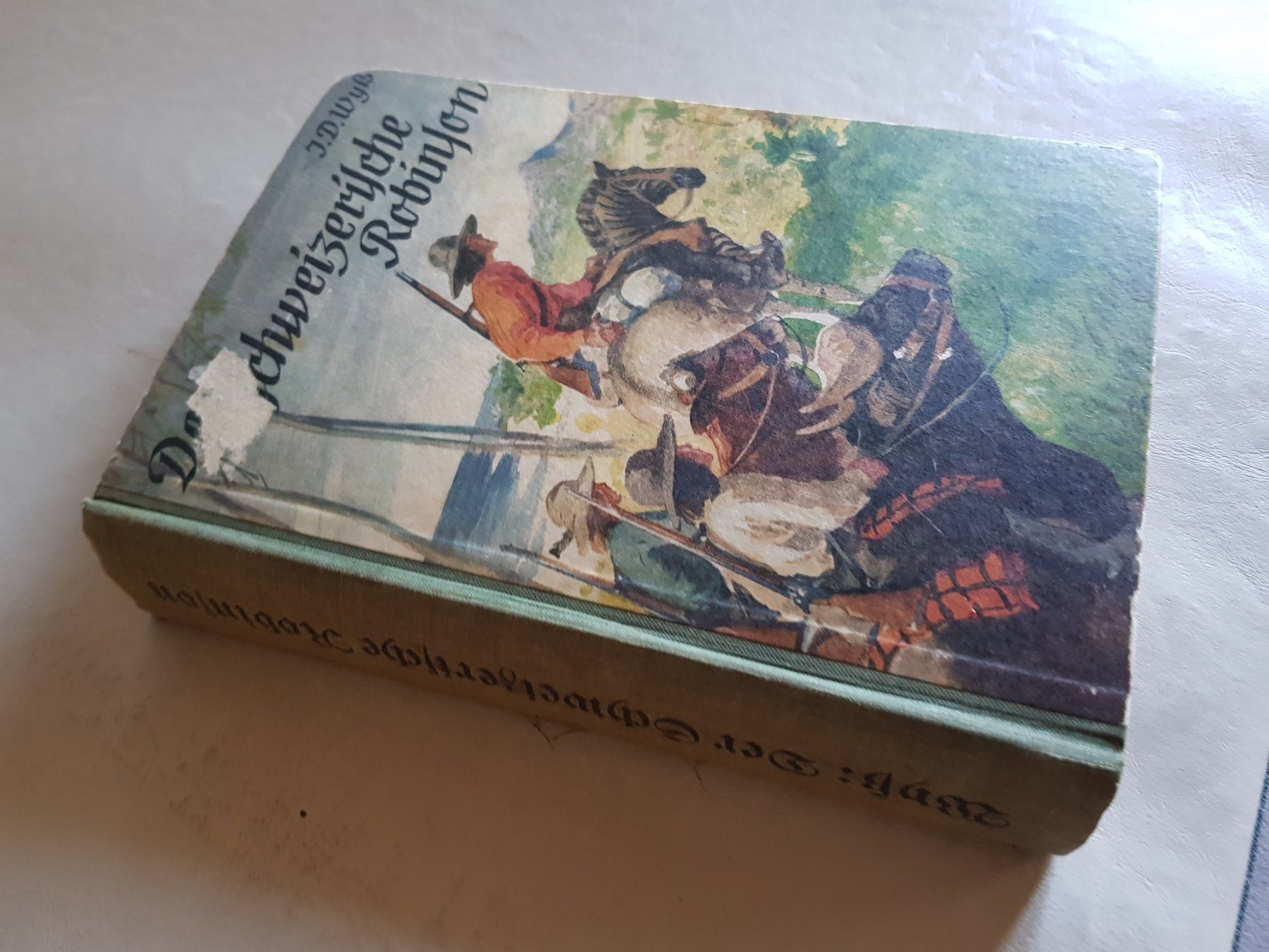 Bücher: Der Schweizerische Robinson - J.D.Wyss - 1934 – Gebraucht aus Walterswil BE von Lonitti 8